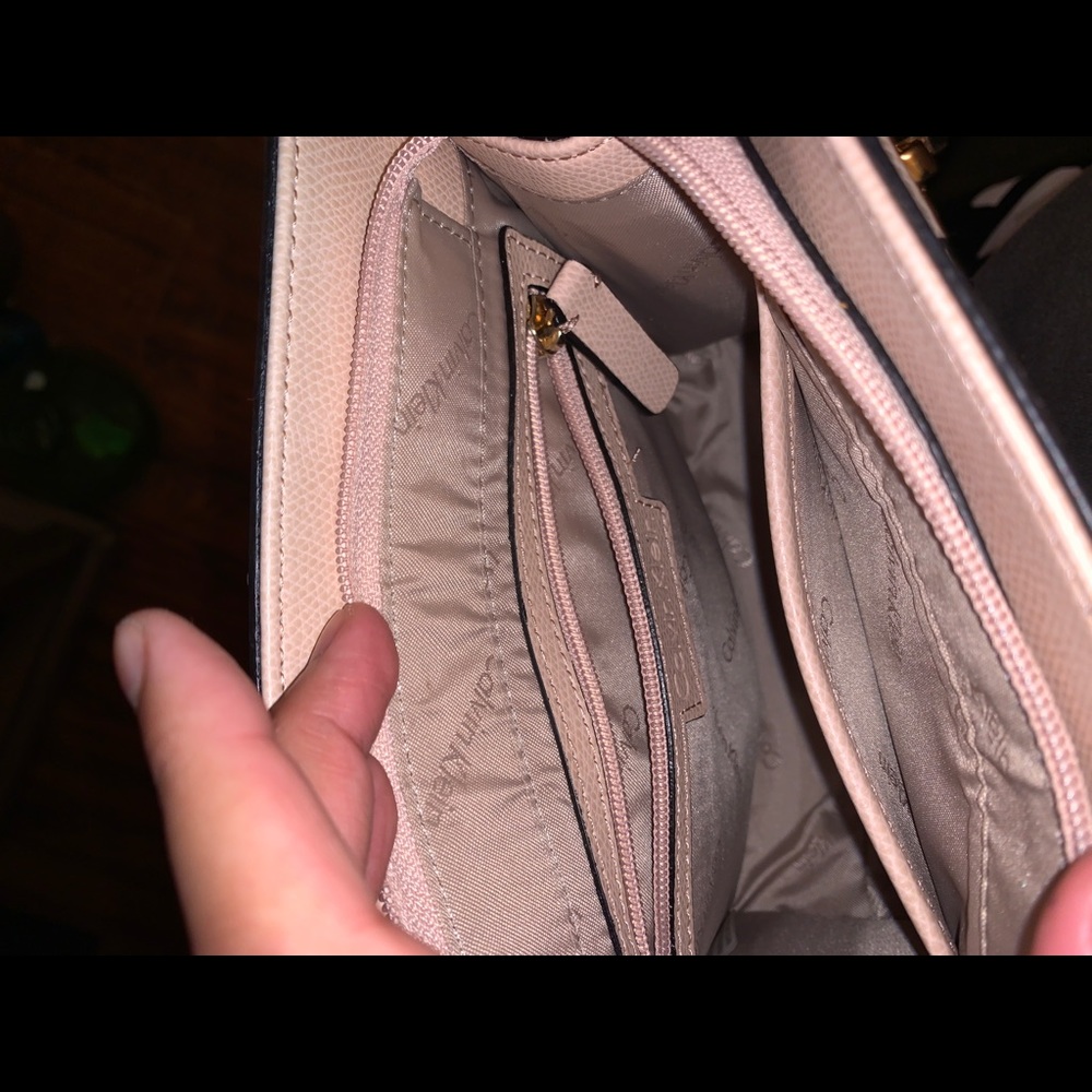 Baby pink Calvin Klein bag